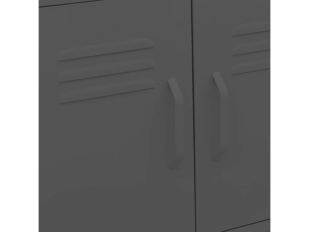 Armoire de rangement Anthracite 60x35x56 cm Acier