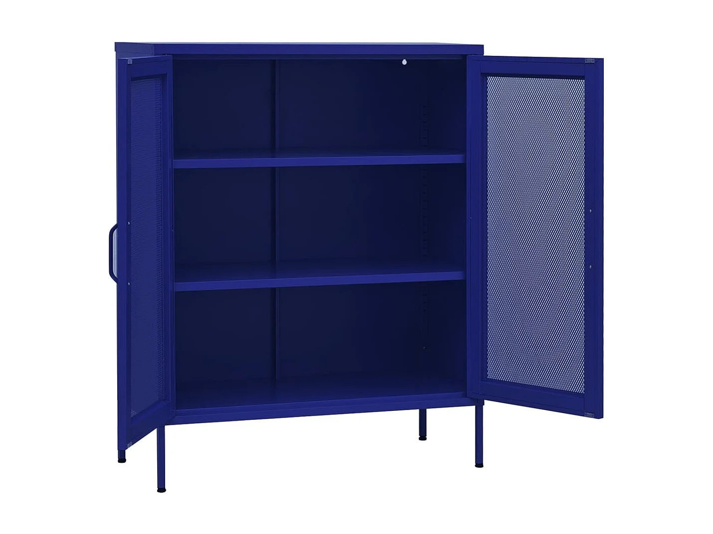 Armoire de rangement Bleu marine 80x35x101,5 cm Acier