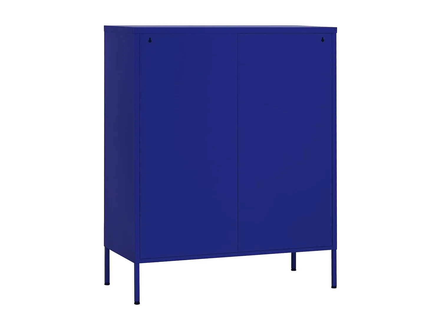 Armoire de rangement Bleu marine 80x35x101,5 cm Acier