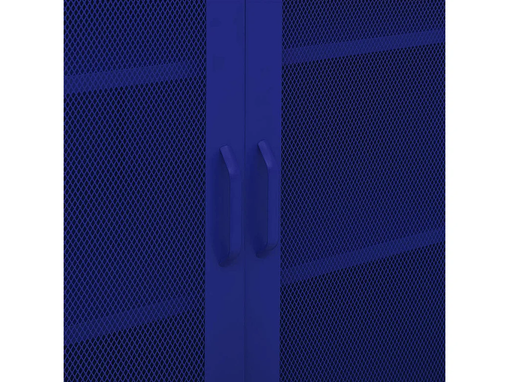 Armoire de rangement Bleu marine 80x35x101,5 cm Acier