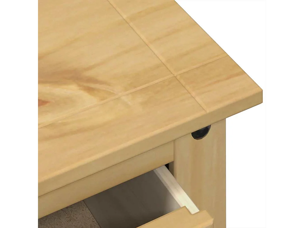Cassettiera Corona 112x48x91 cm in Legno Massello di Pino