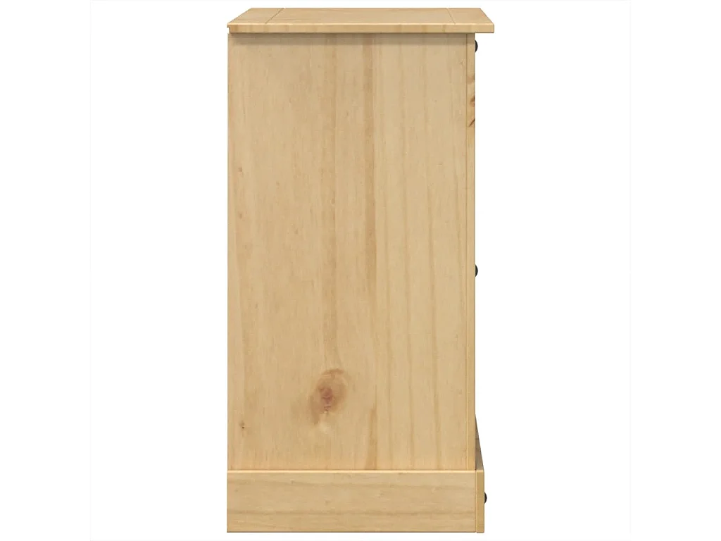 Armário com gavetas Corona 112x48x91 cm madeira de pinho maciça