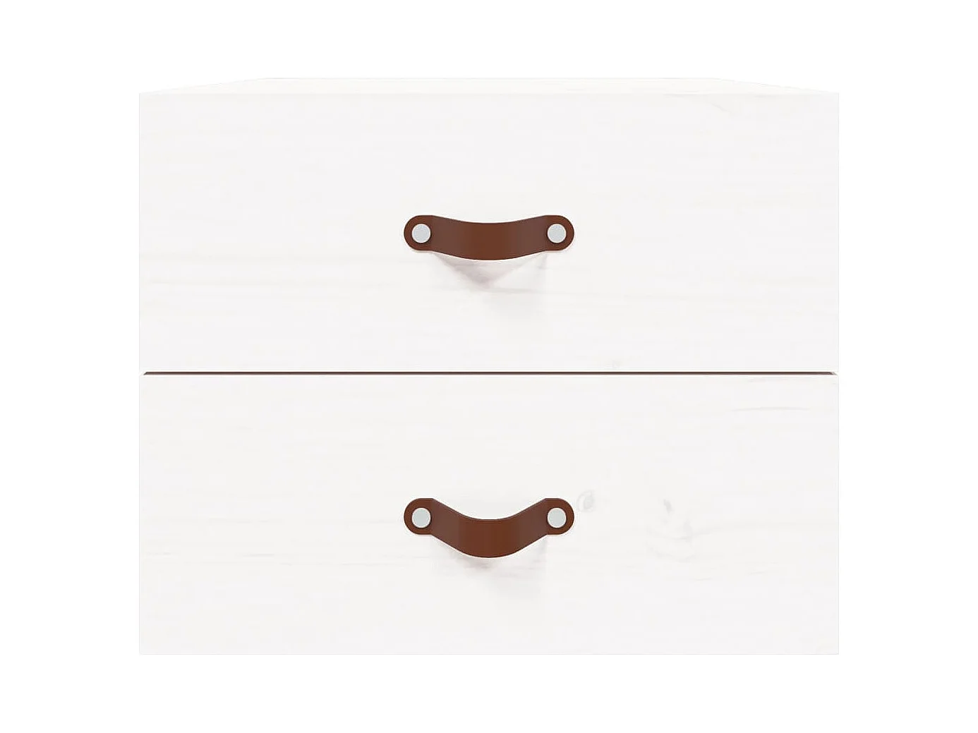 Wand-Nachttisch Weiß 50x36x40 cm