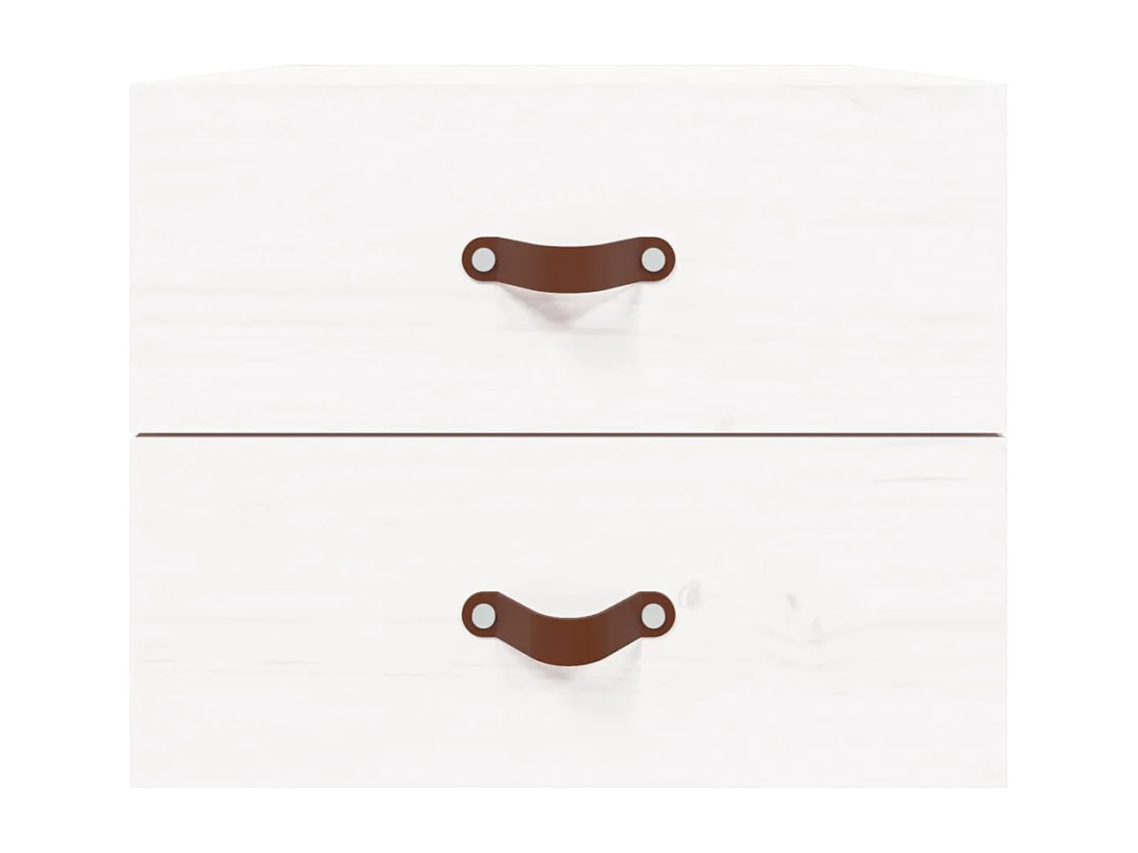 Wand-Nachttisch Weiß 50x36x40 cm