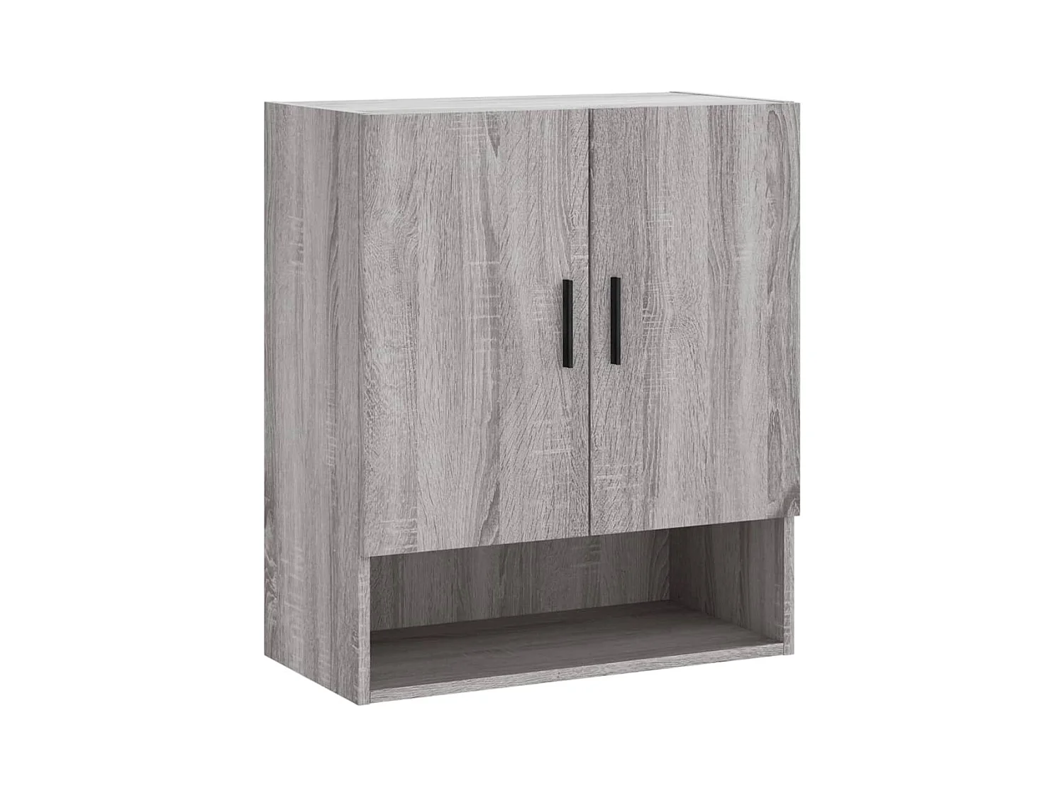 Armoire murale sonoma gris 60x31x70 cm bois d'ingénierie