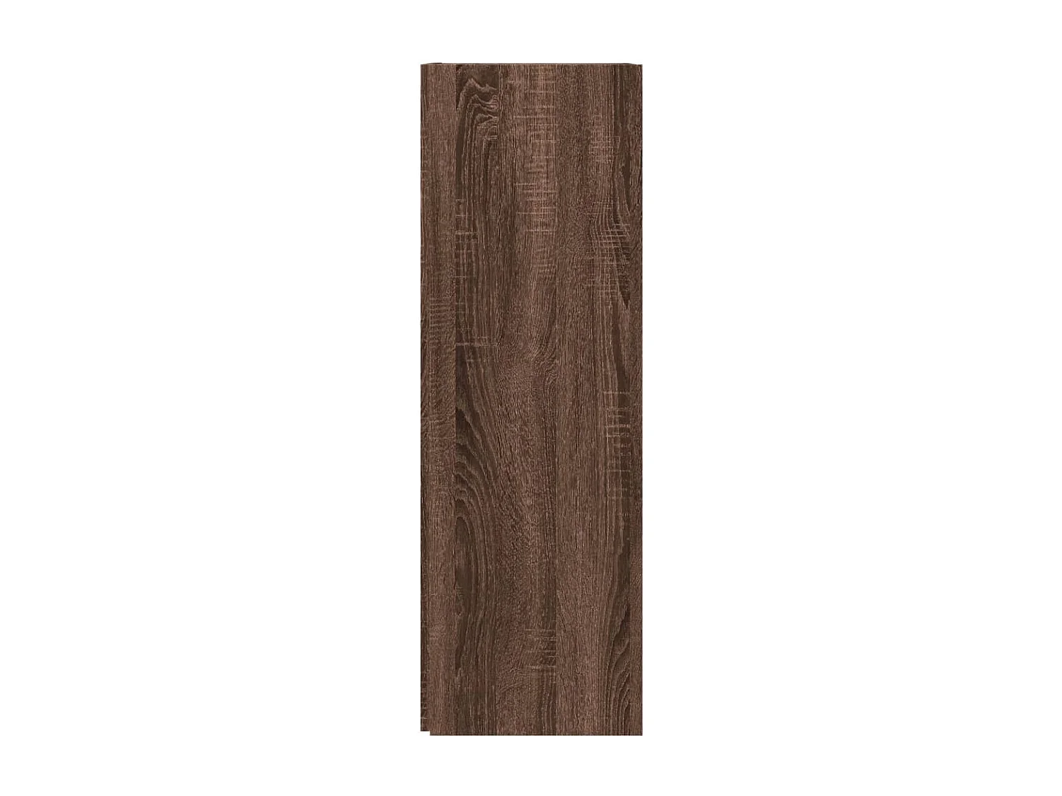 Scaffale Angolare Rovere Marrone 33x33x100 cm Legno Multistrato