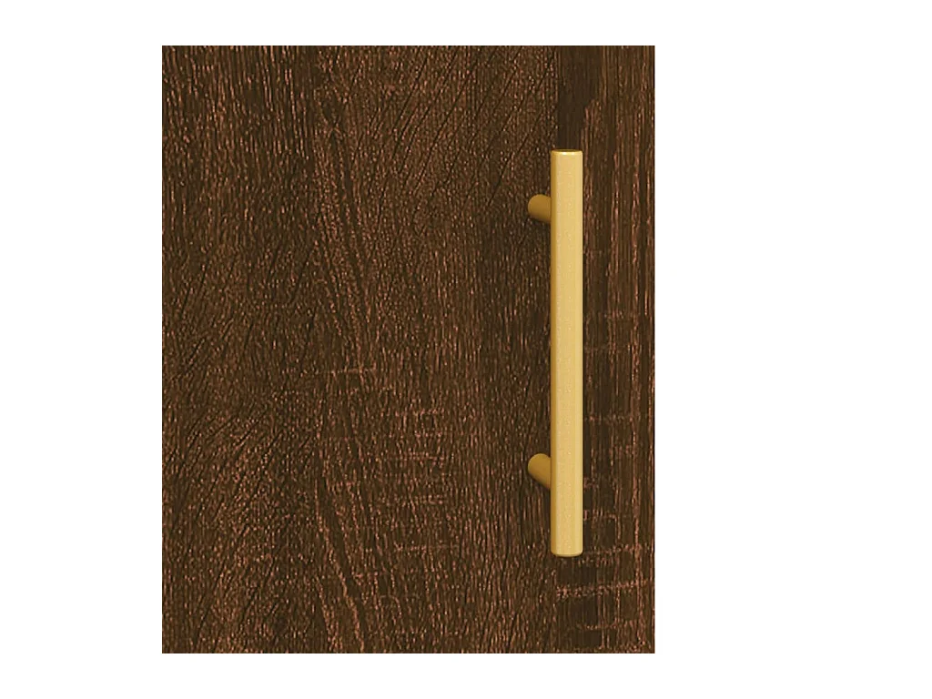 Armoire murale chêne marron 60x31x60 cm bois d'ingénierie