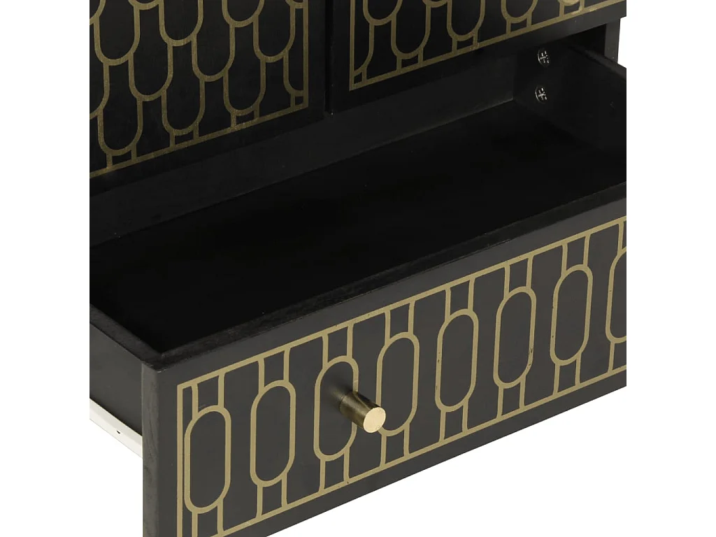 Highboard 60x33x100 cm Massivholz Mango