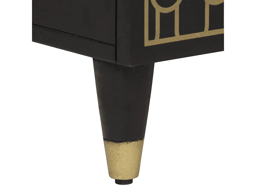 Highboard 60x33x100 cm Massivholz Mango