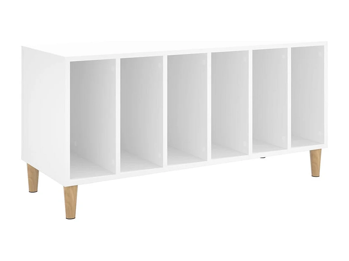 Plattenschrank Weiß 100x38x48 cm Holzwerkstoff
