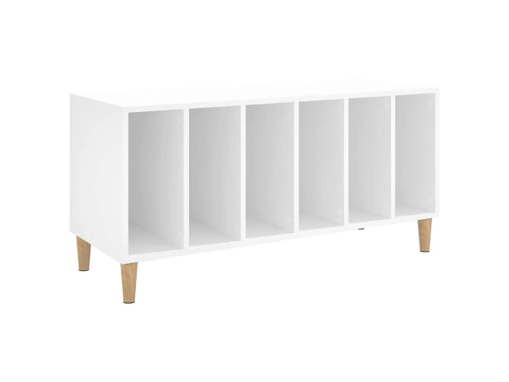 Armoire à disques blanc 100x38x48 cm bois d'ingénierie