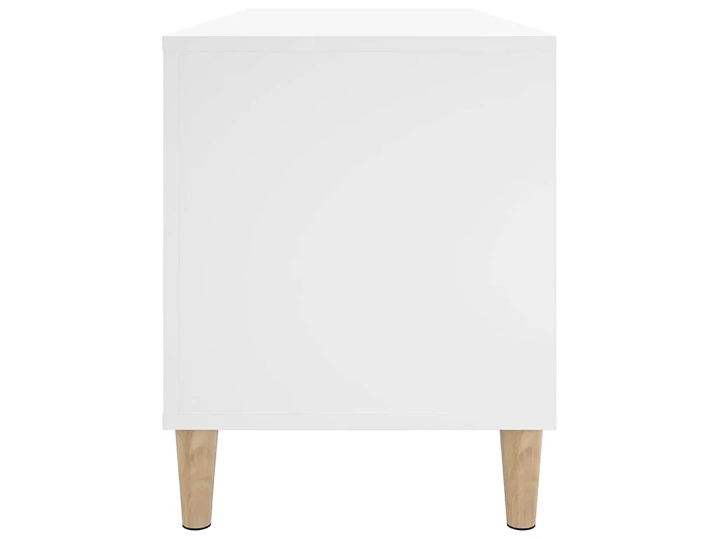 Armoire à disques blanc 100x38x48 cm bois d'ingénierie
