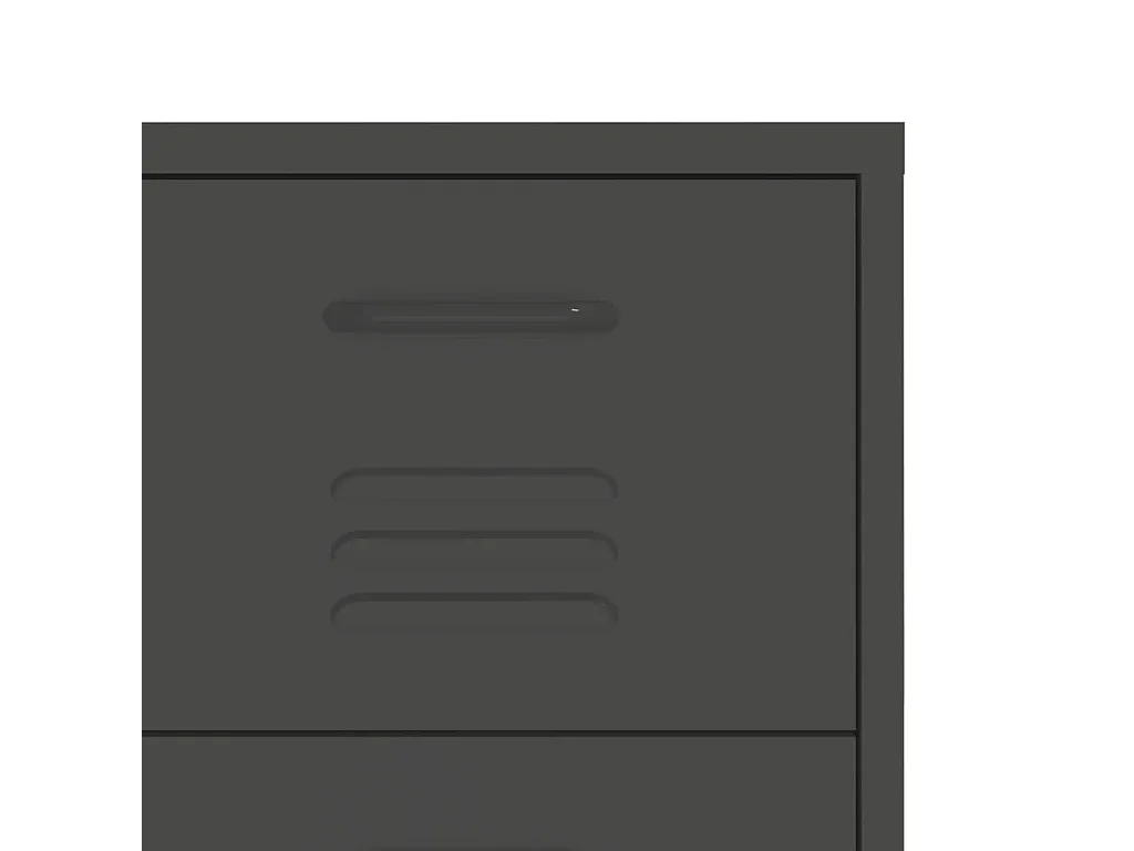 Armoire à tiroirs Anthracite 80x35x101,5 cm Acier