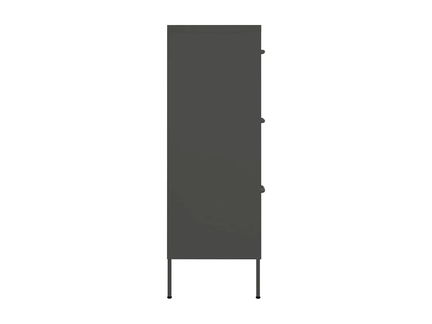Armoire à tiroirs Anthracite 80x35x101,5 cm Acier