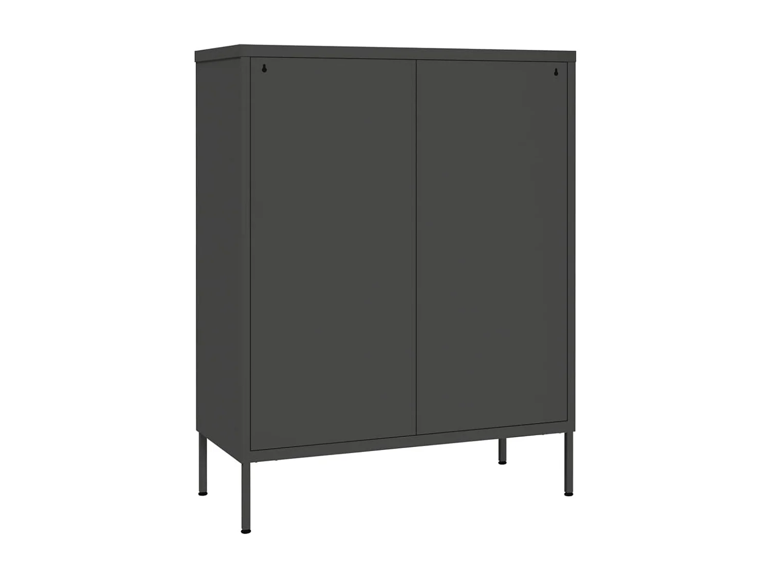 Armoire à tiroirs Anthracite 80x35x101,5 cm Acier