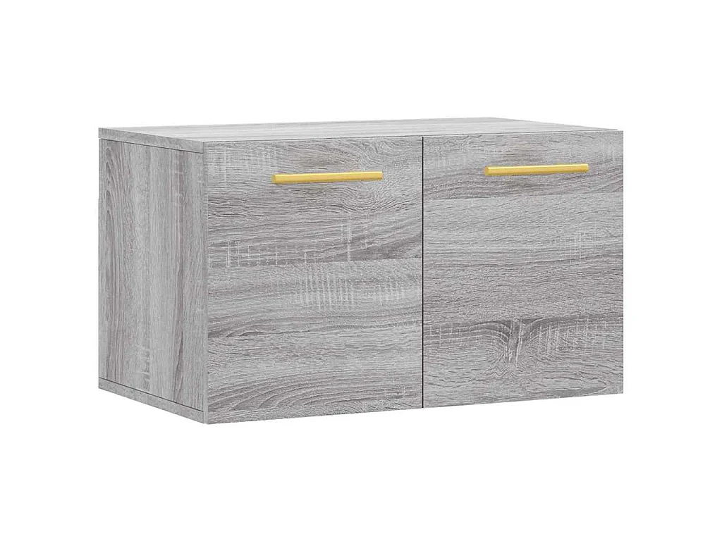 Armoire murale Sonoma gris 60x36,5x35 cm Bois d'ingénierie