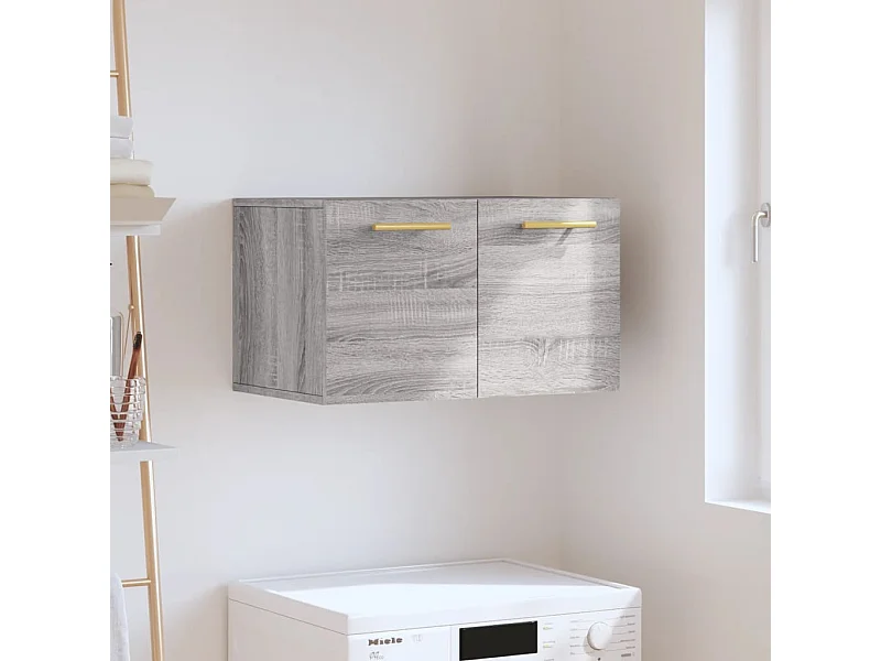 Armoire murale Sonoma gris 60x36,5x35 cm Bois d'ingénierie
