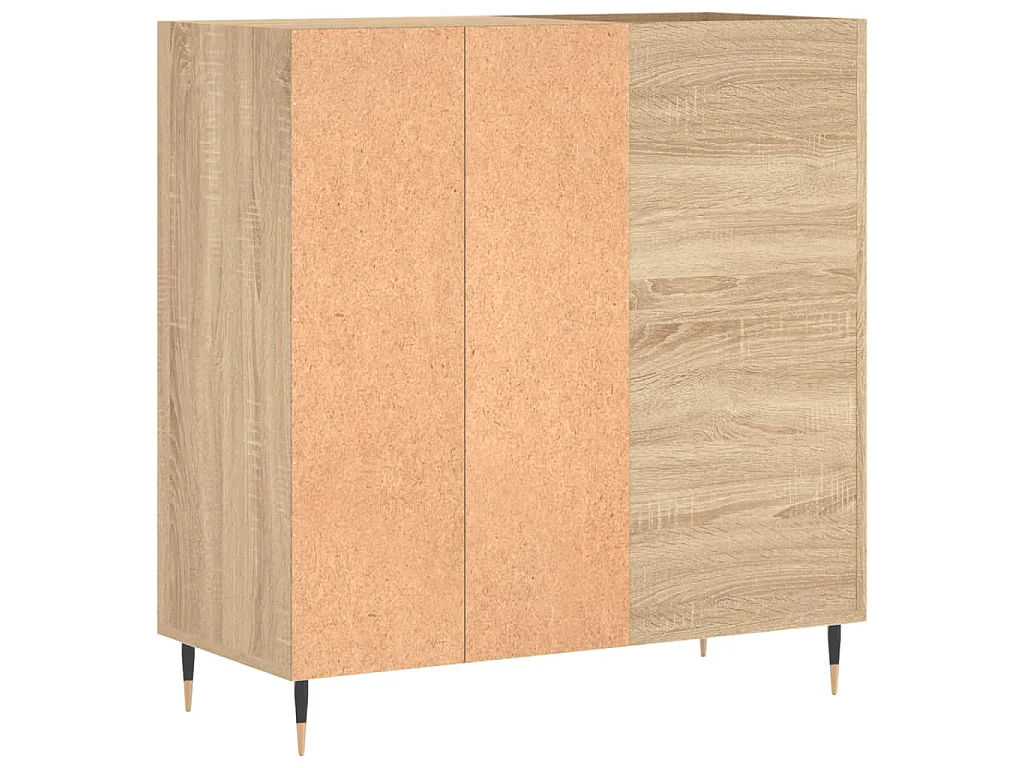 Armário p/ discos 84,5x38x89 cm deriv. madeira carvalho sonoma