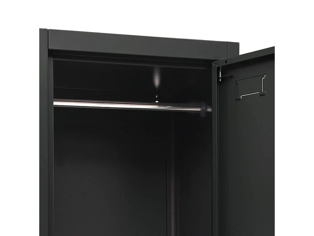 Armoire à casiers Anthracite 38x45x180 cm Acier
