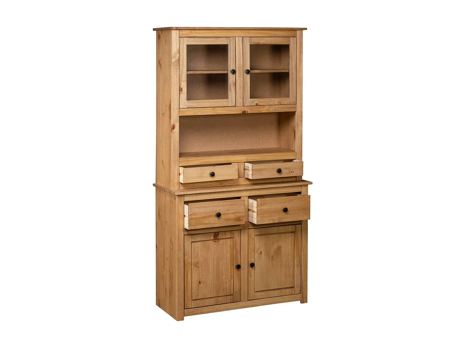 Buffet haut 93x40,5x180 cm Pin Gamme Panama