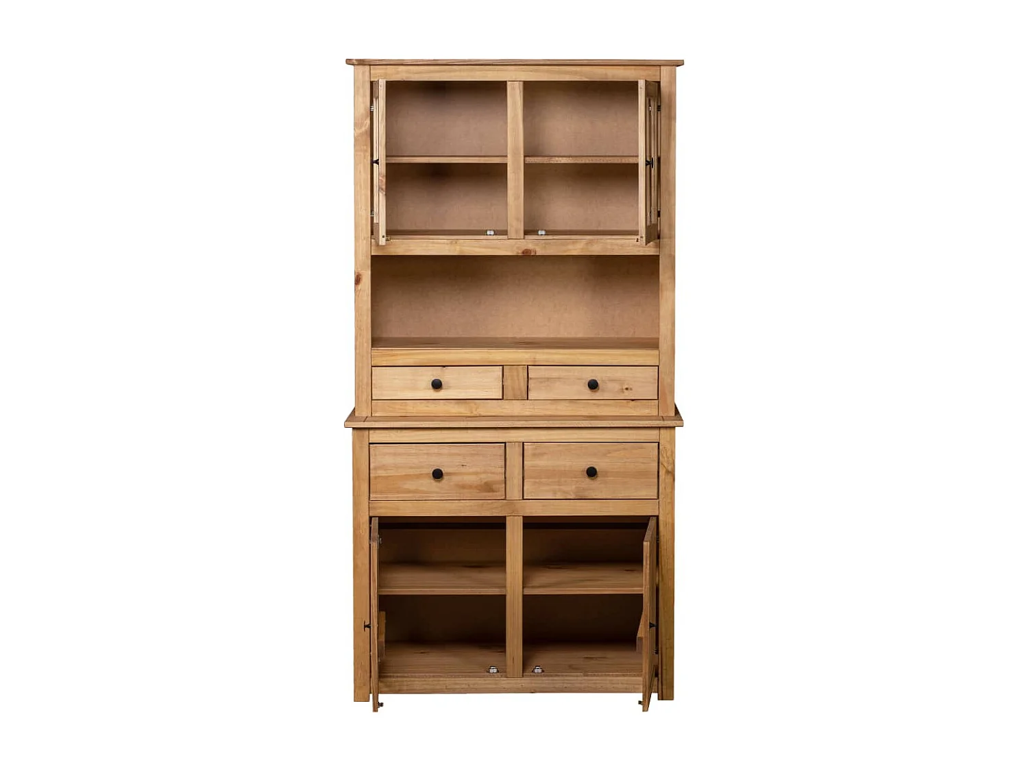 Buffet haut 93x40,5x180 cm Pin Gamme Panama
