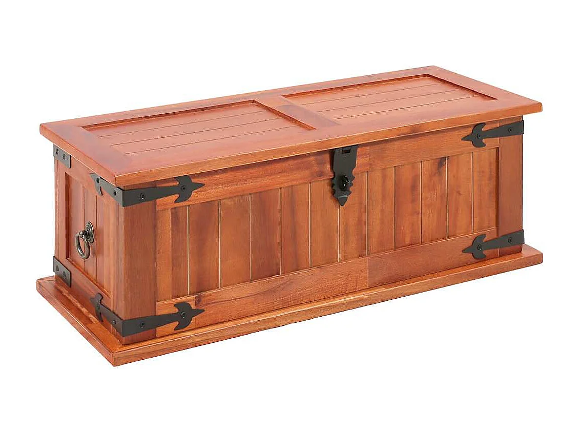 Coffres de rangement 3 pcs Bois d'acacia solide