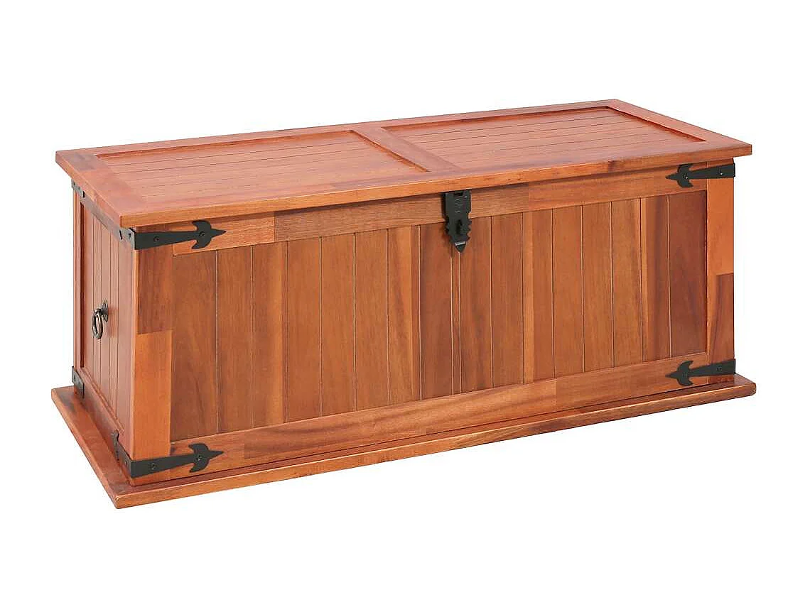 Coffres de rangement 3 pcs Bois d'acacia solide