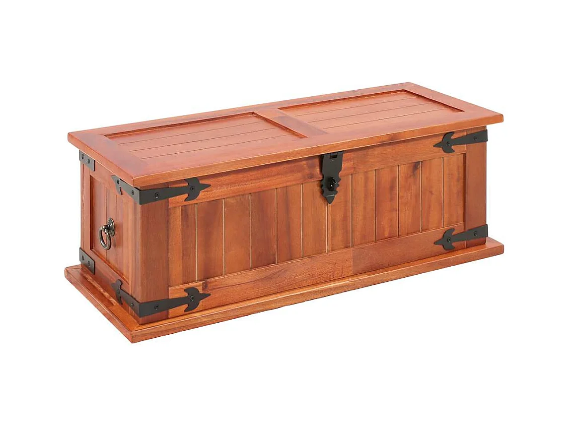 Coffres de rangement 3 pcs Bois d'acacia solide