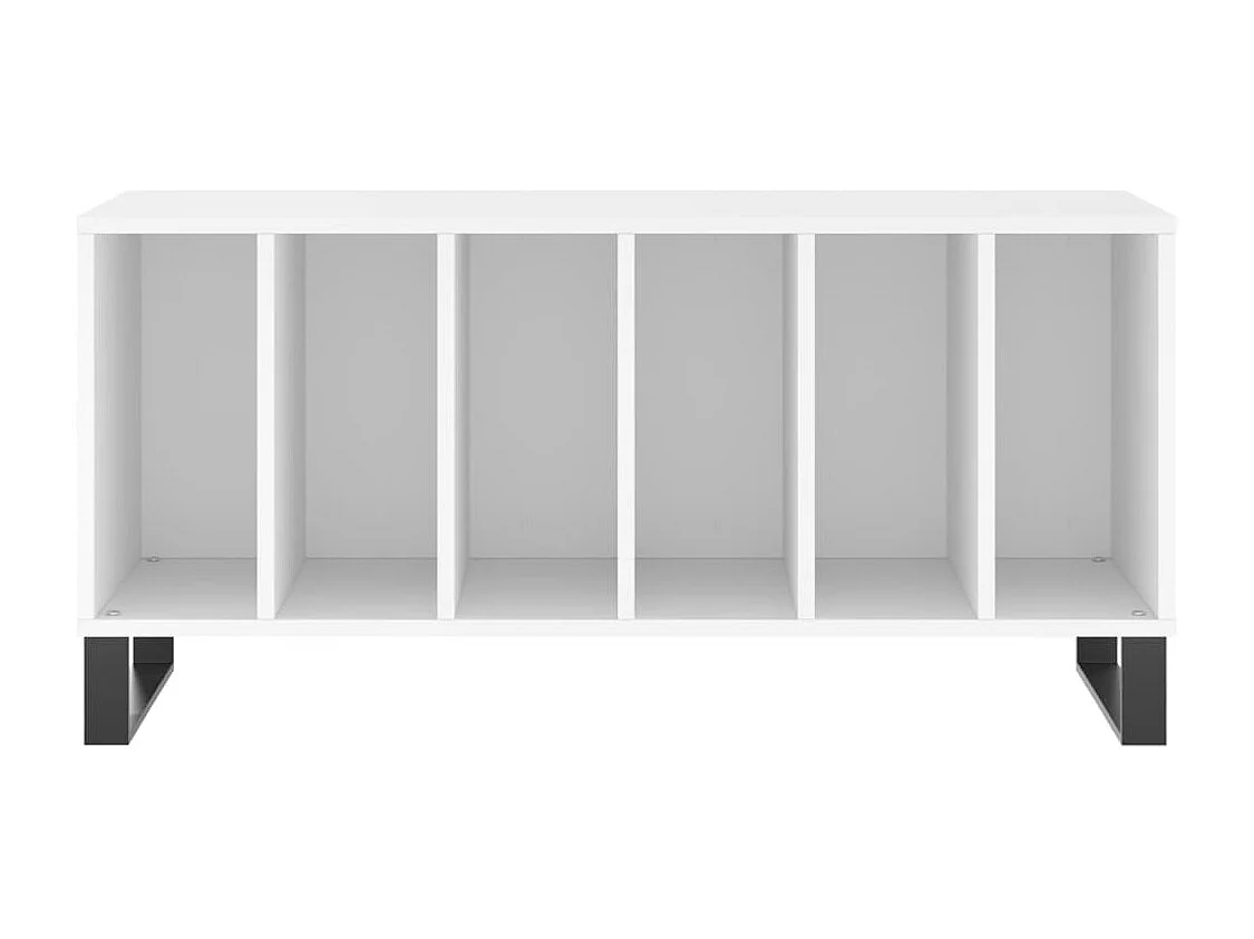 Plattenschrank Weiß 100x38x48 cm Holzwerkstoff