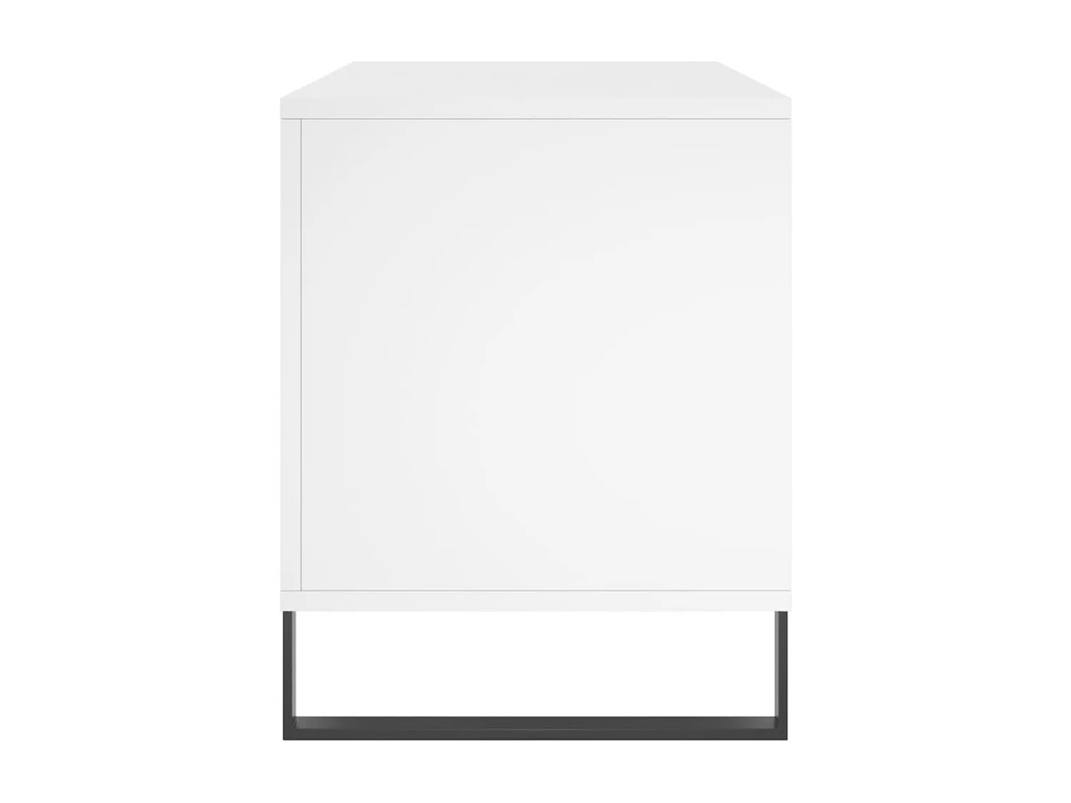 Plattenschrank Weiß 100x38x48 cm Holzwerkstoff