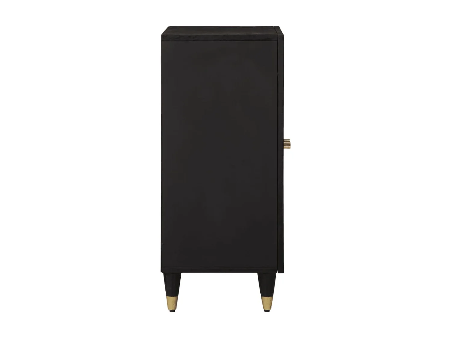 Armoire latérale 60x33x75 cm bois massif de manguier