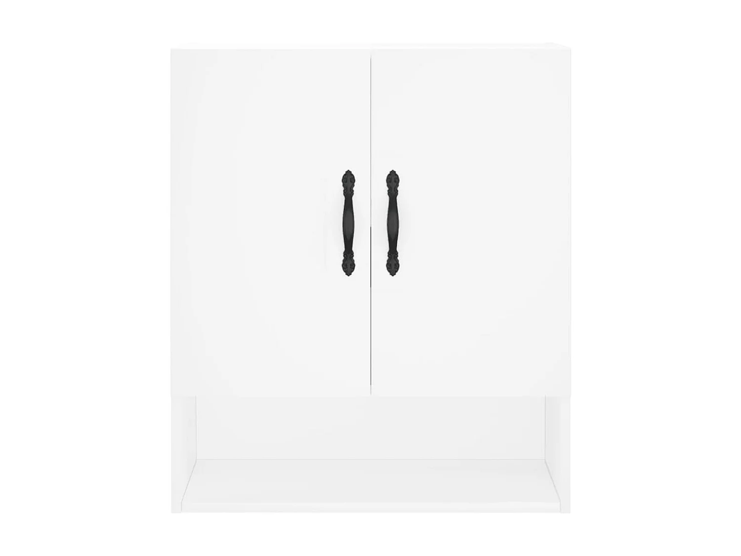 Armoire murale blanc 60x31x70 cm bois d'ingénierie