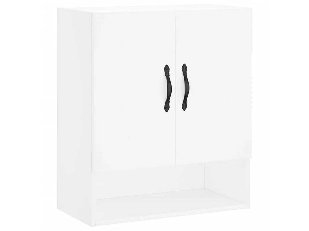 Armoire murale blanc 60x31x70 cm bois d'ingénierie