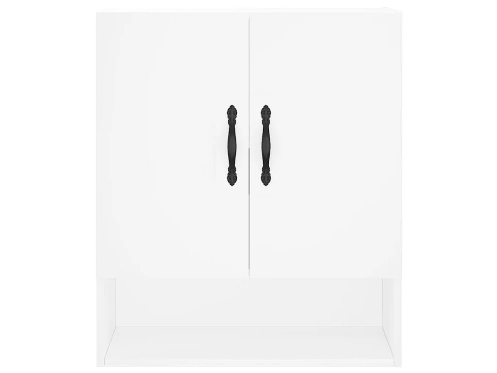 Armoire murale blanc 60x31x70 cm bois d'ingénierie