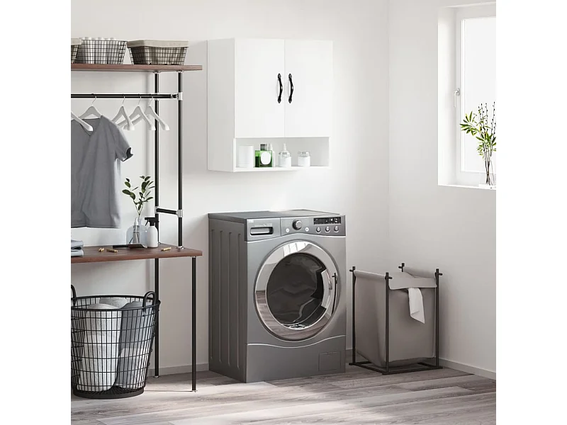 Armoire murale blanc 60x31x70 cm bois d'ingénierie