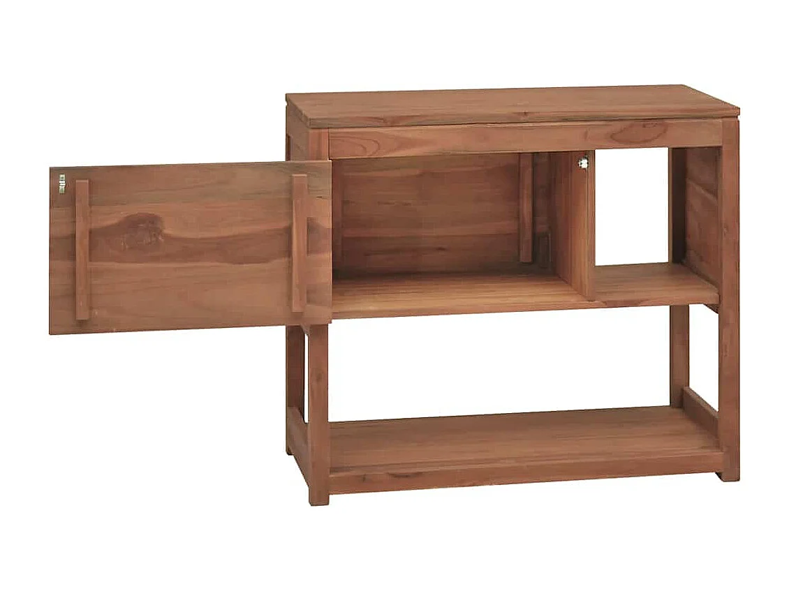 Armoire de salle de bain 85x40x75 cm bois de teck solide