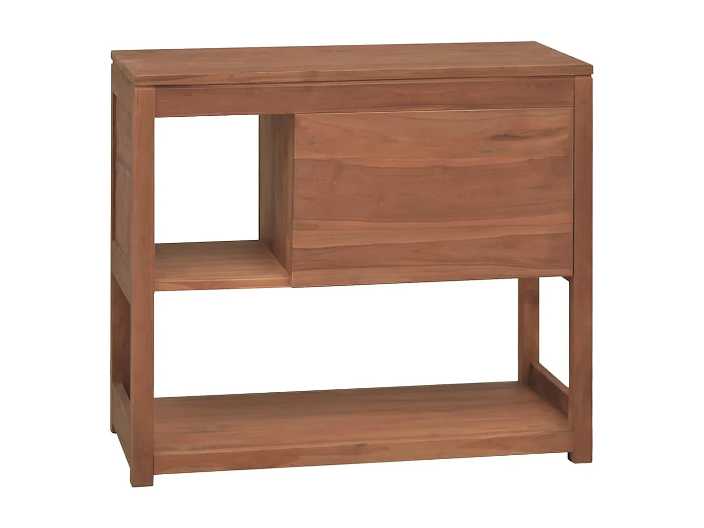 Armoire de salle de bain 85x40x75 cm bois de teck solide