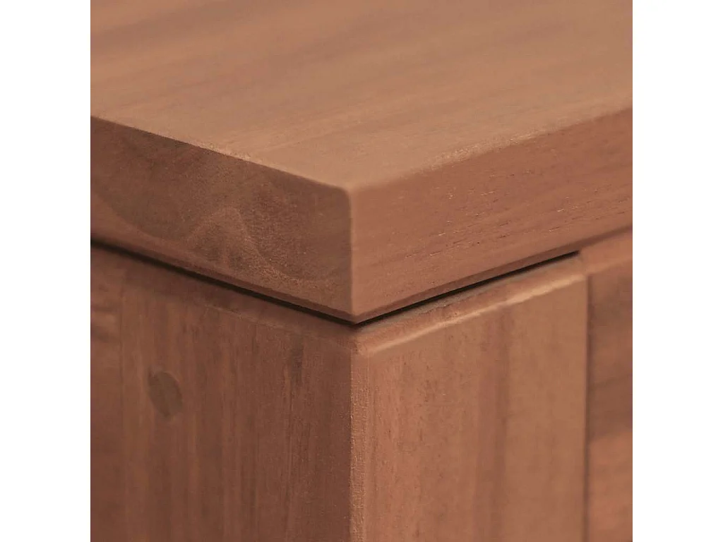 Armoire de salle de bain 85x40x75 cm bois de teck solide