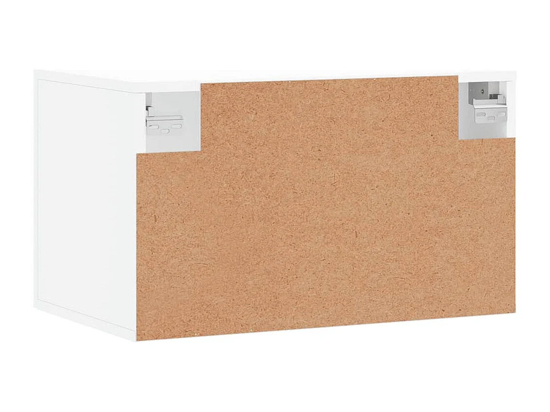Wandschrank Weiß 60x36,5x35 cm Holzwerkstoff