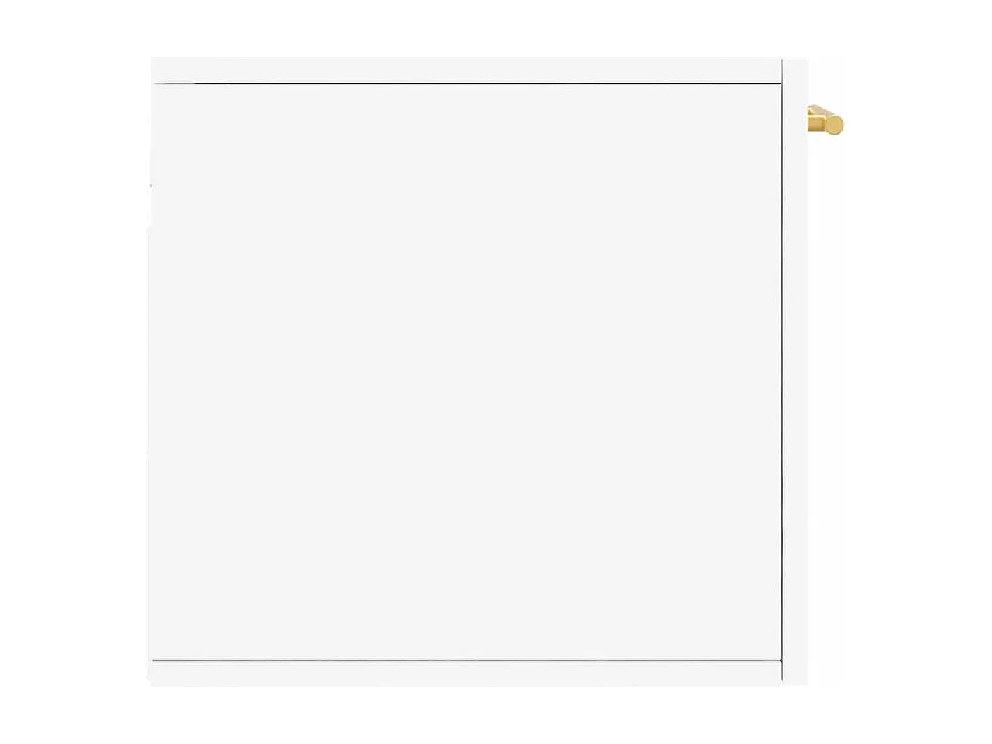 Mobile a Parete Bianco 100x36,5x35 cm in Legno Multistrato