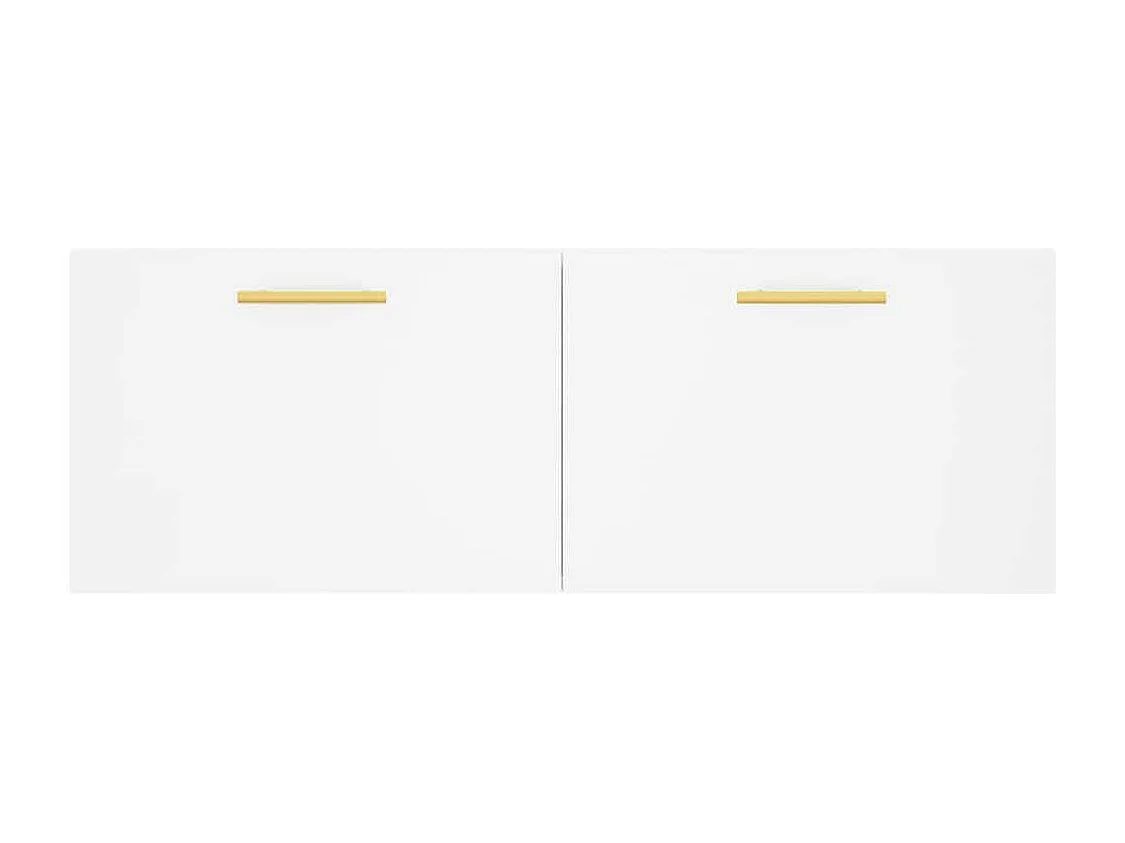 Armoire murale blanc 100x36,5x35 cm bois d'ingénierie