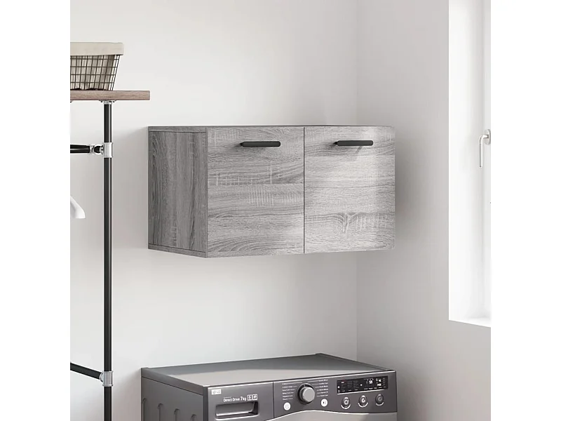 Wandschrank Grau Sonoma 60x36,5x35 cm Holzwerkstoff