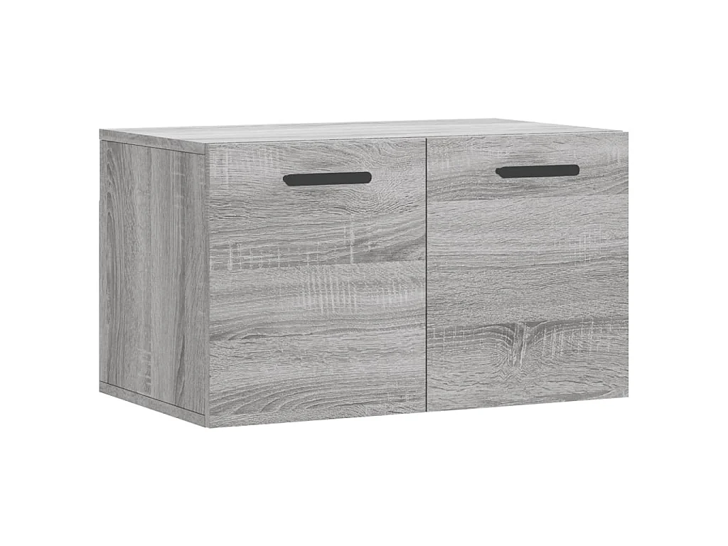 Mobile a Parete Grigio Sonoma 60x36,5x35cm in Legno Multistrato