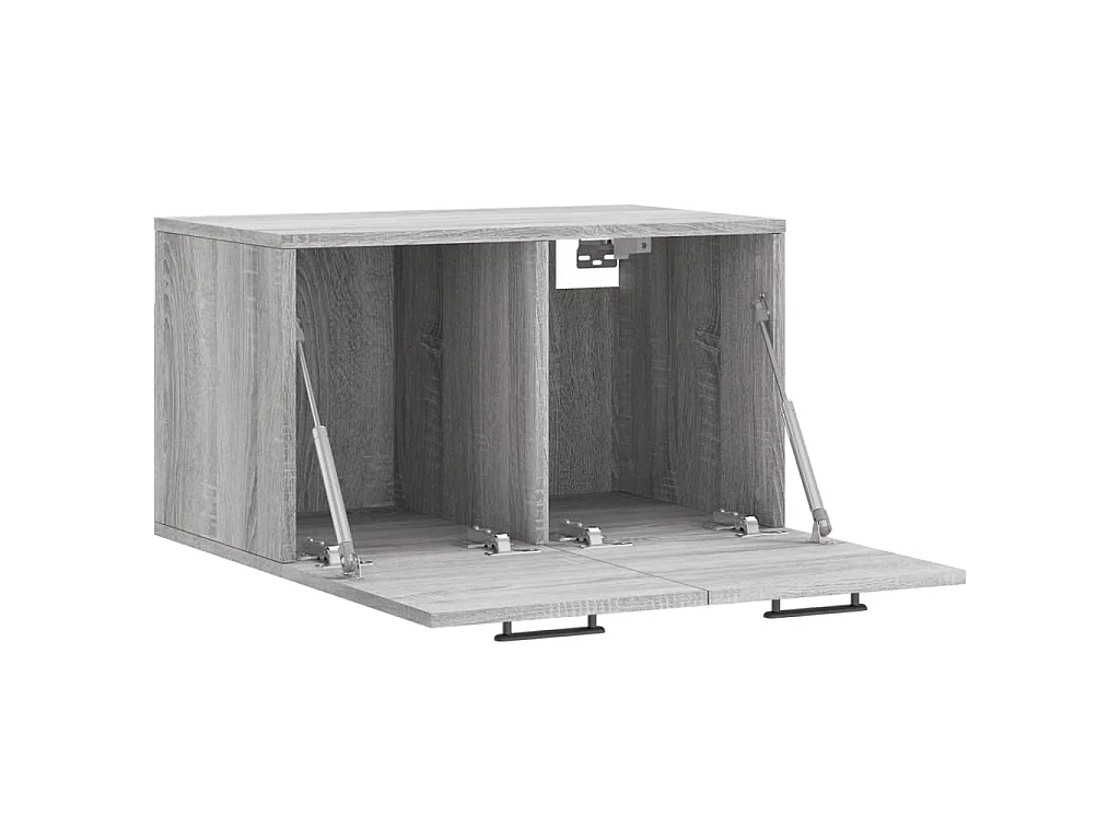 Mobile a Parete Grigio Sonoma 60x36,5x35cm in Legno Multistrato