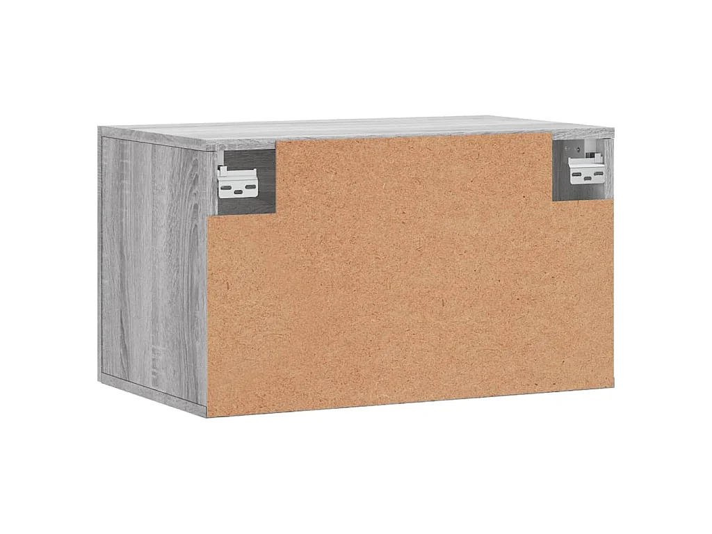 Mobile a Parete Grigio Sonoma 60x36,5x35cm in Legno Multistrato