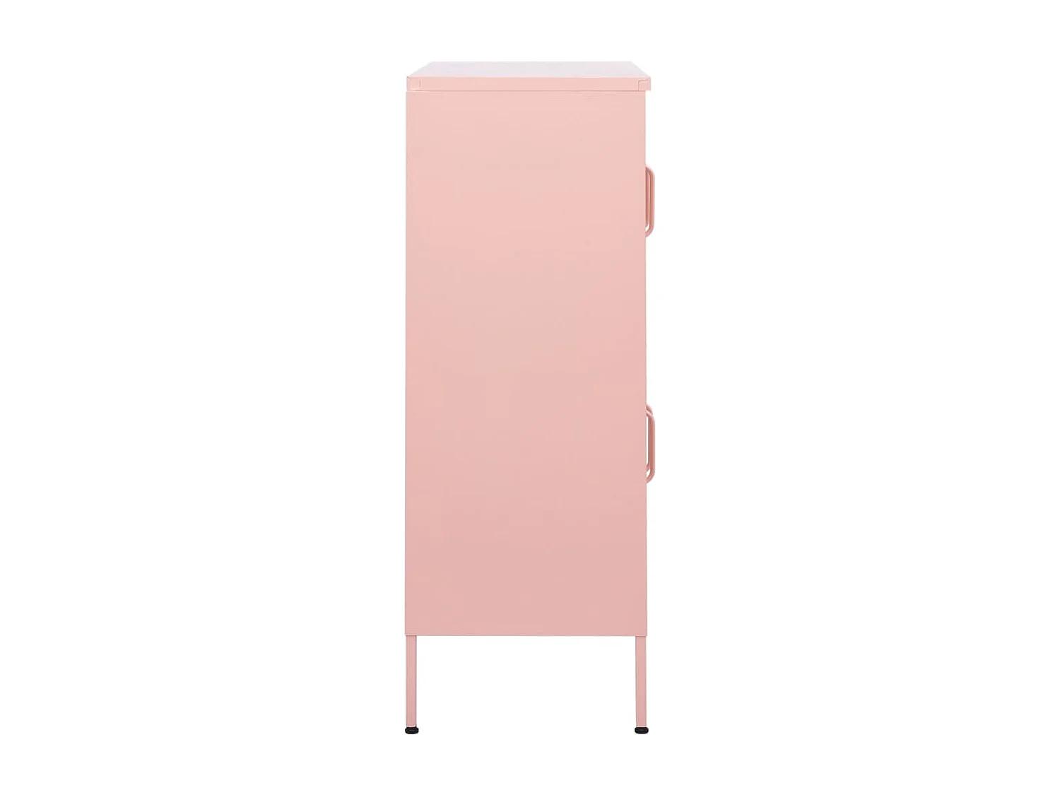 Armoire de rangement Rose 80x35x101,5 cm Acier