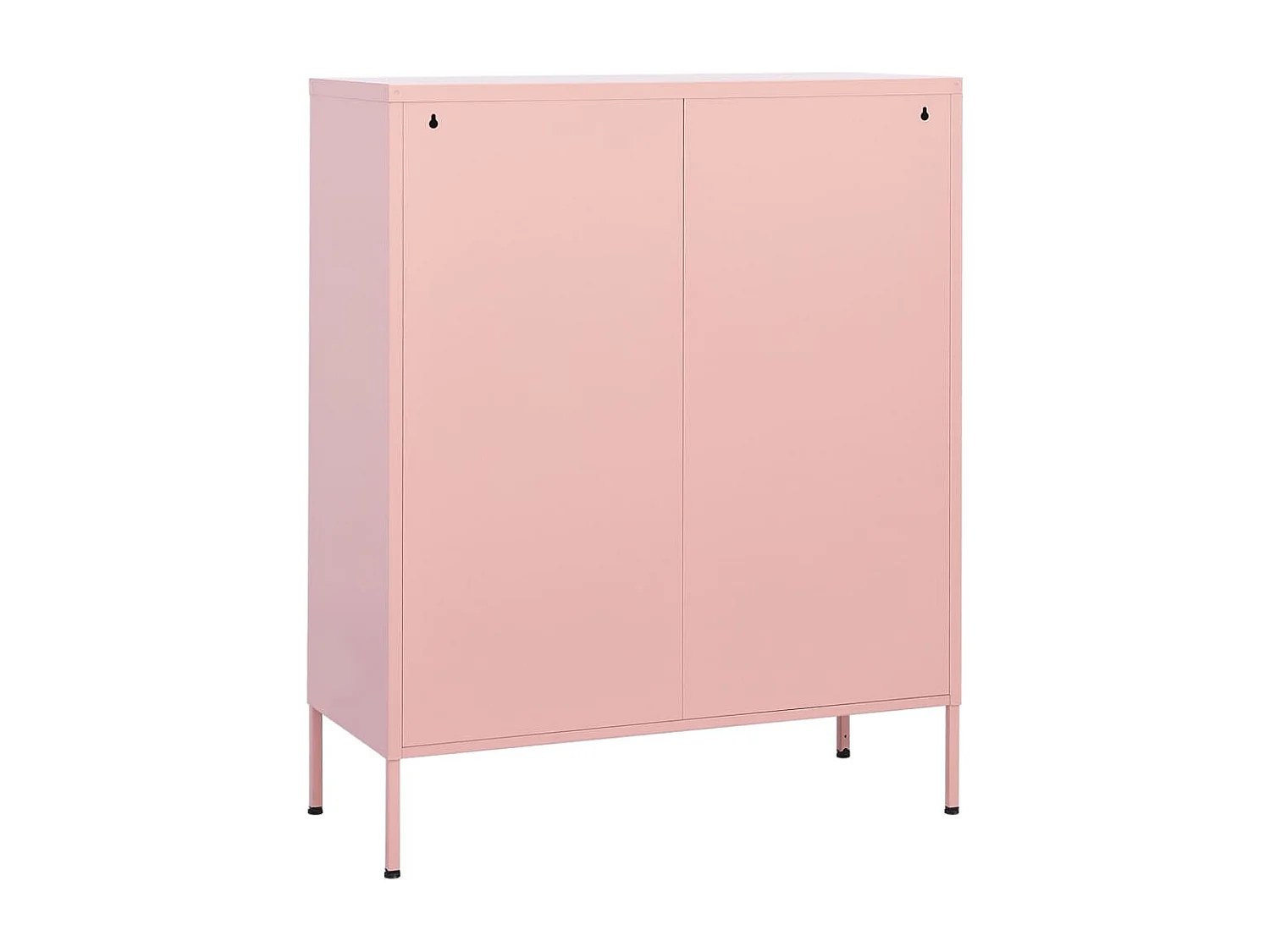 Armoire de rangement Rose 80x35x101,5 cm Acier
