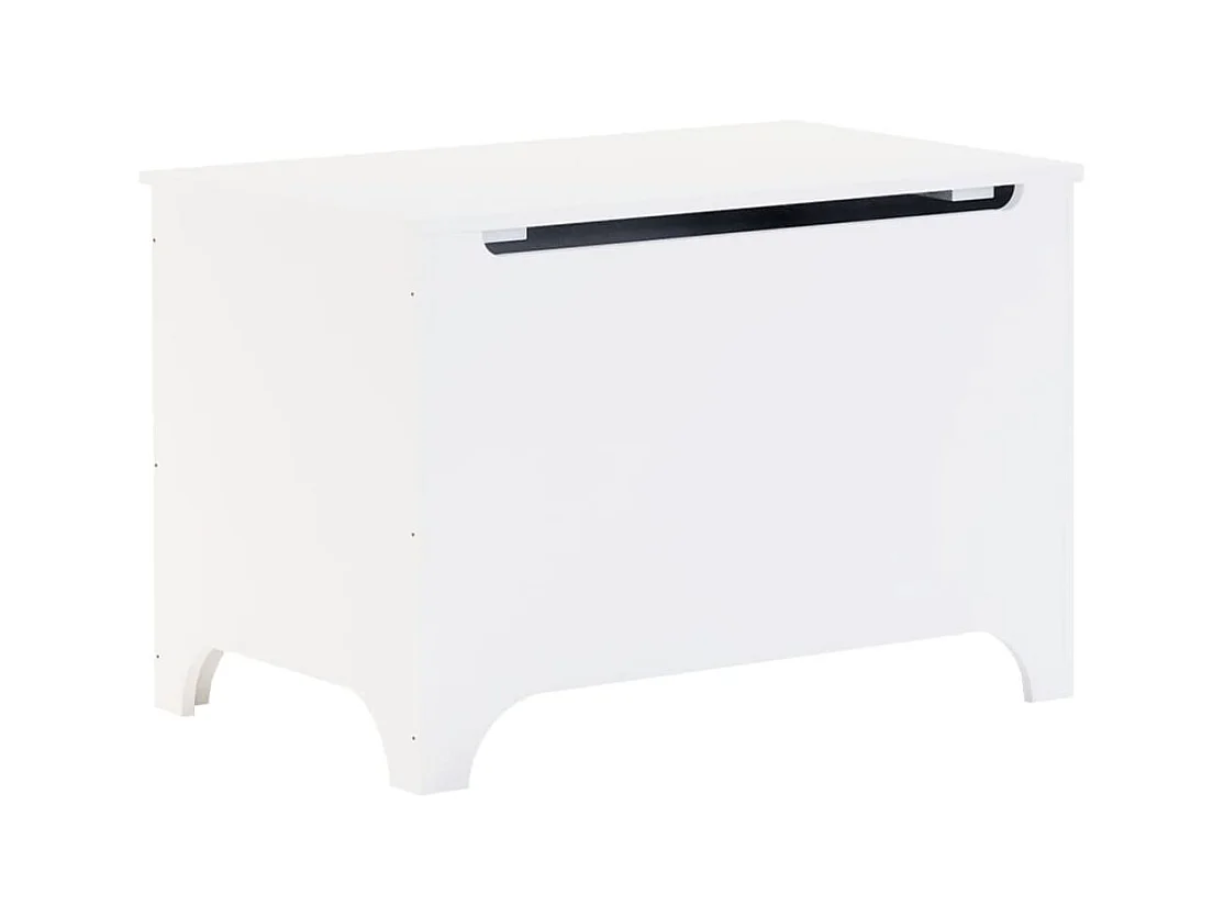 Boîte de rangement avec couvercle RANA blanc bois massif de pin