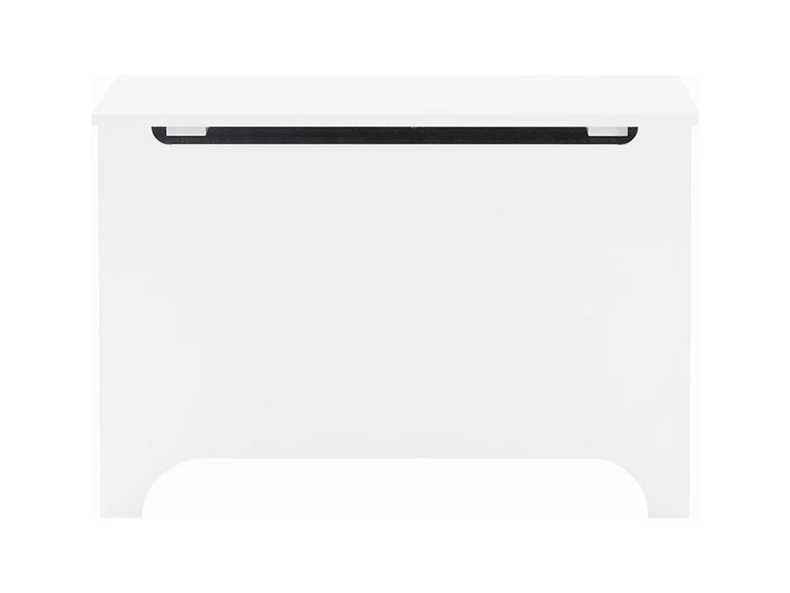 Boîte de rangement avec couvercle RANA blanc bois massif de pin