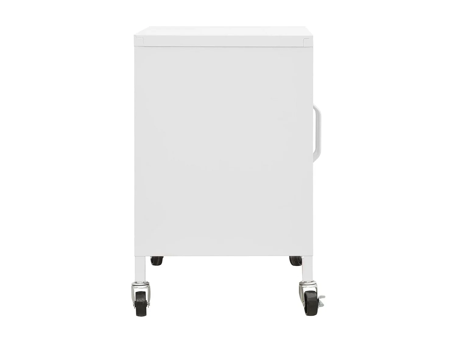 Armario de almacenamiento acero blanco 60x35x56 cm